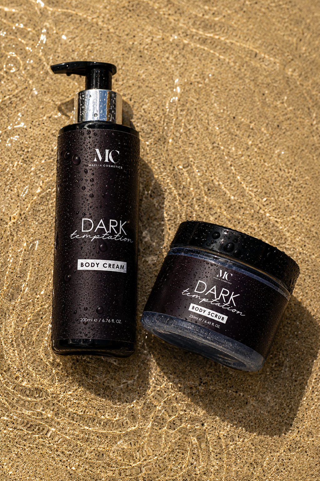 Dark Temptation cream & scrub
