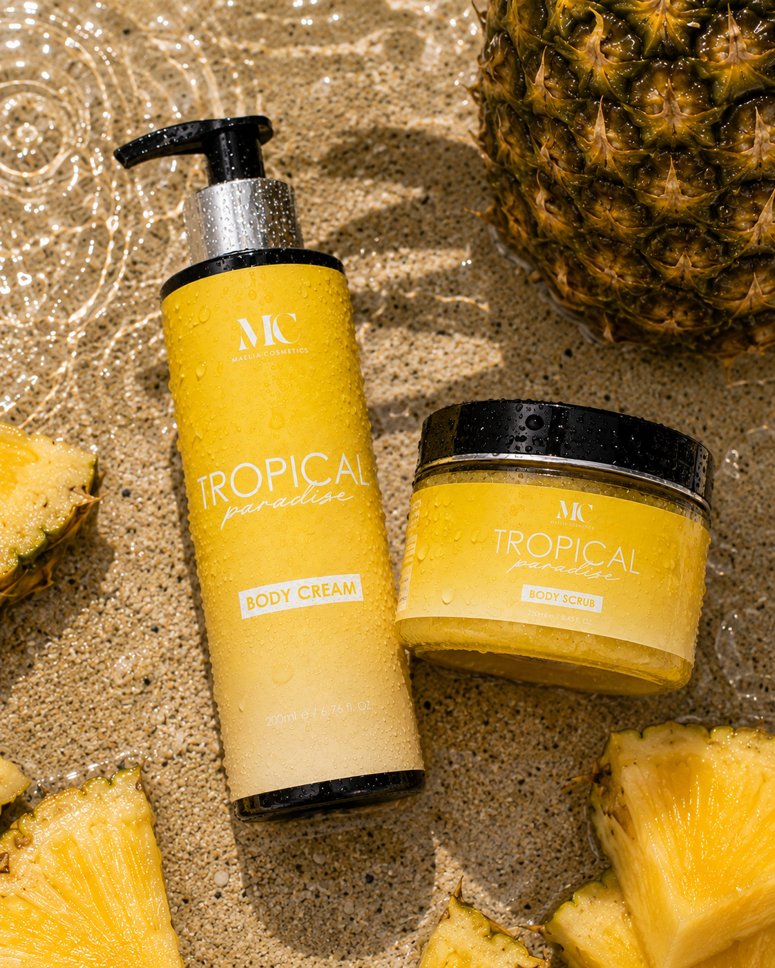 Tropical paradise cream & scrub