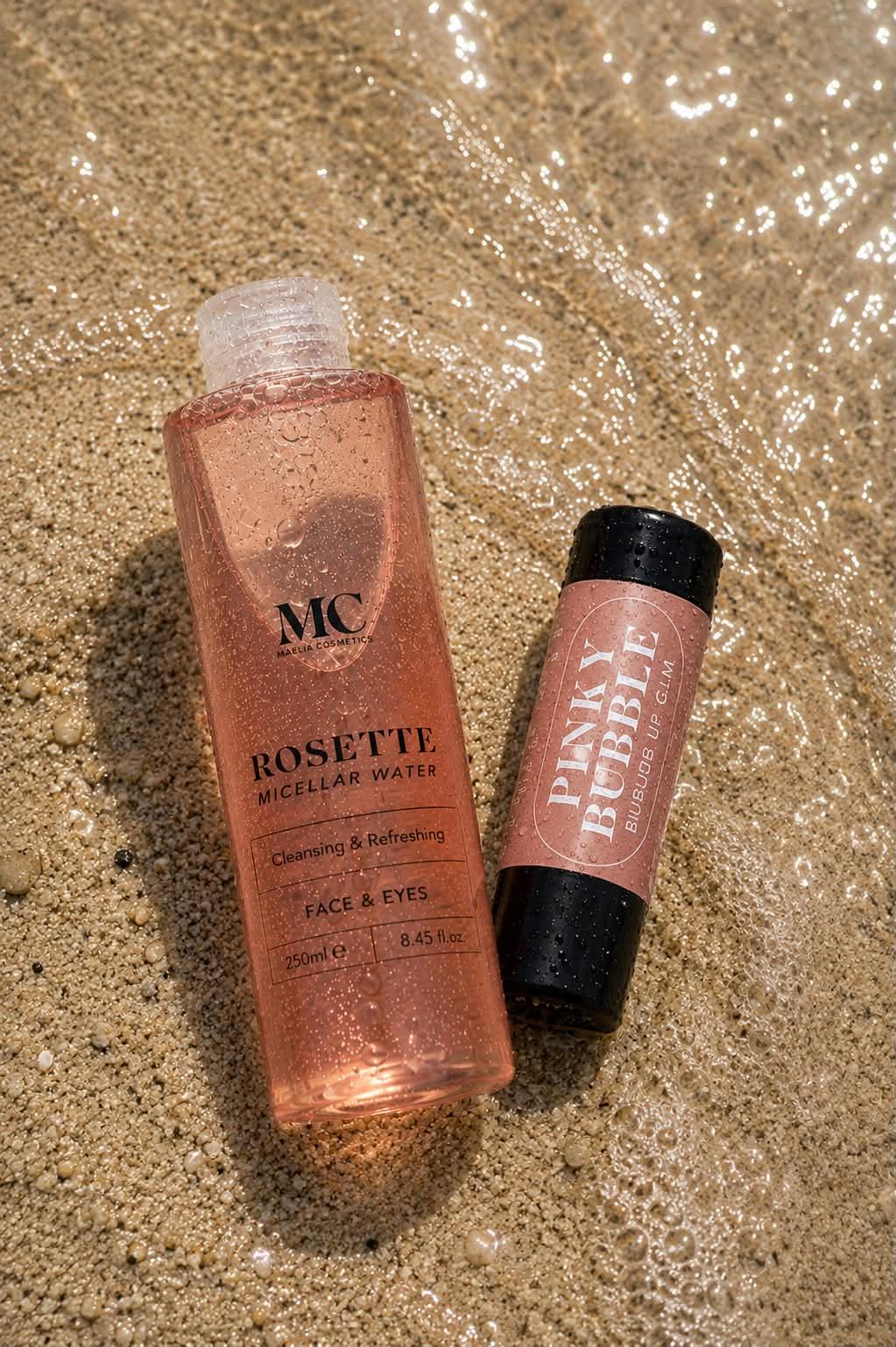 Rosette micellar water & pinky bubble balm