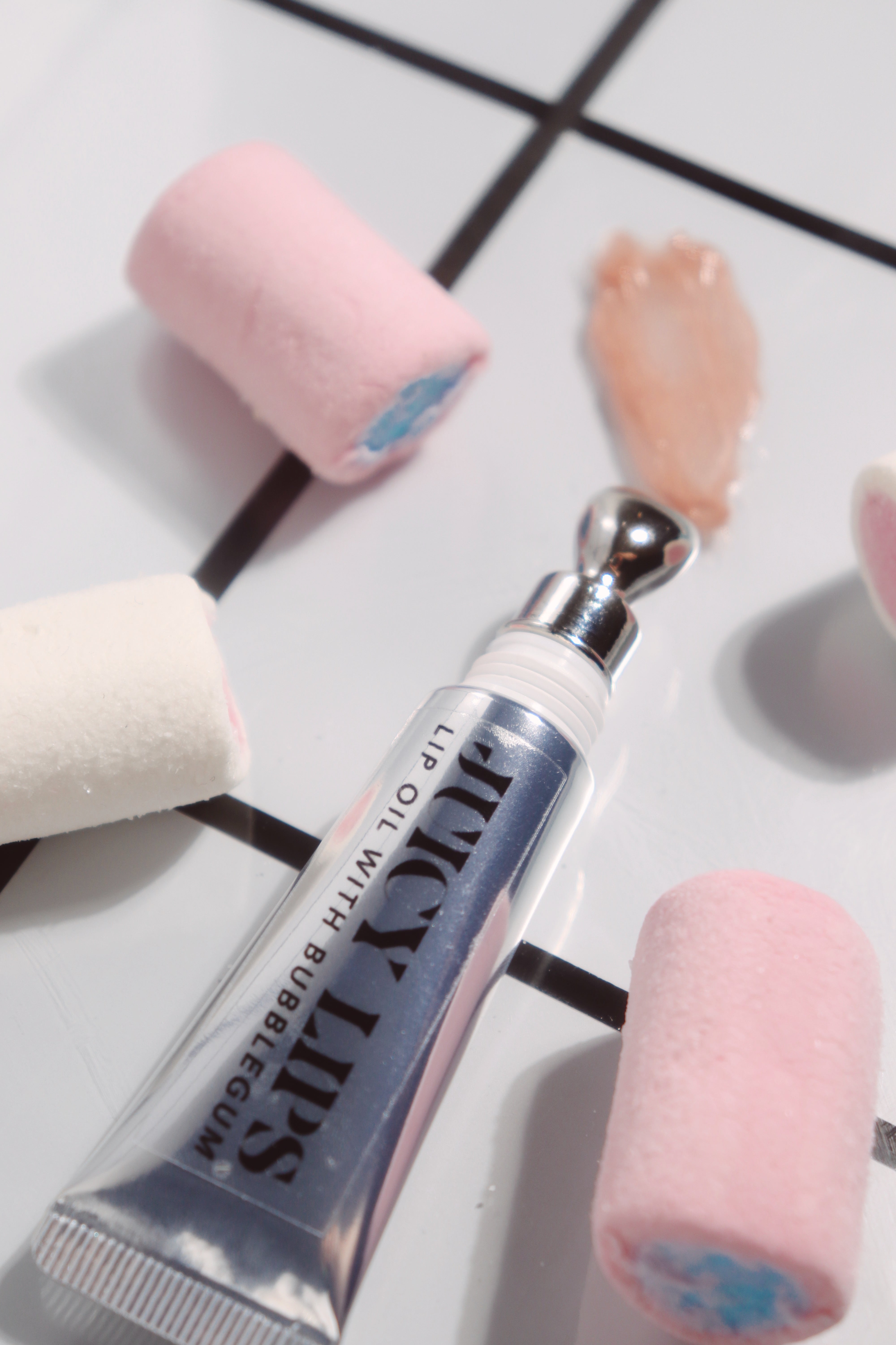 Bubble jelly kiss 20ml & Pinky bubble balm 5ml & Juicy lip oil 10ml