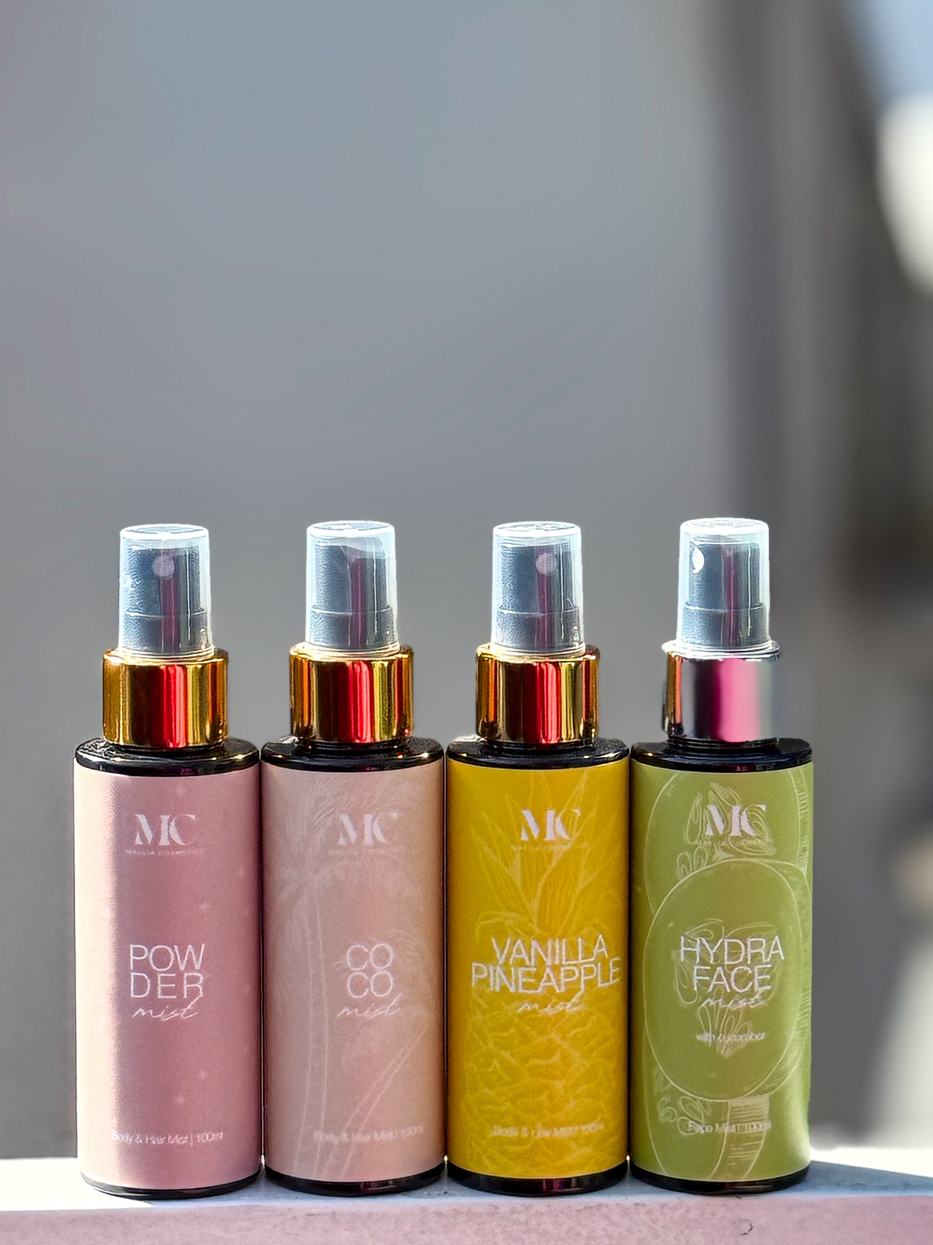 Hydra face mist 100ml & Body & Hair mist 100ml