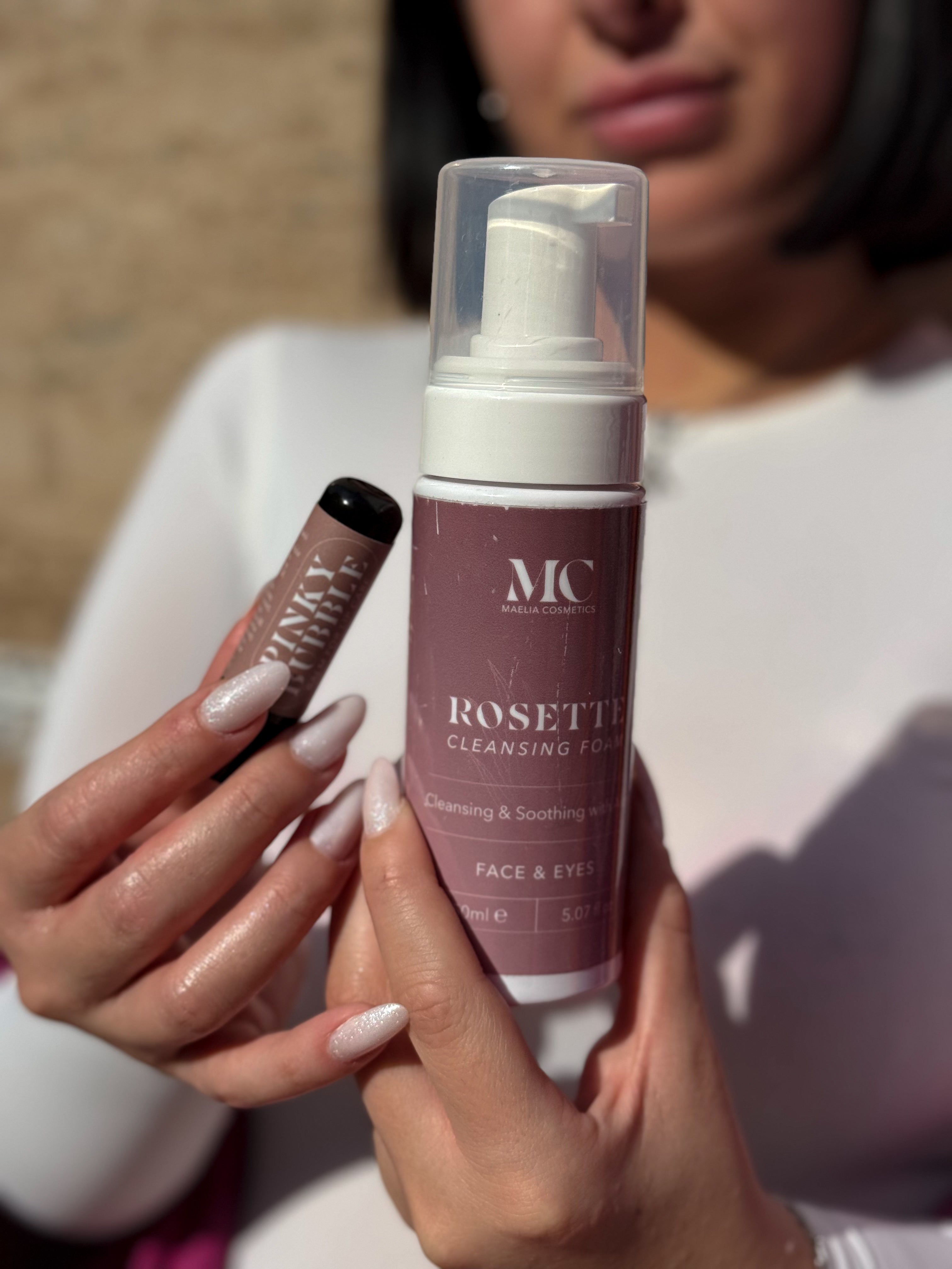 Rosette cleansing foam 150ml & Pinky bubble balm 5ml