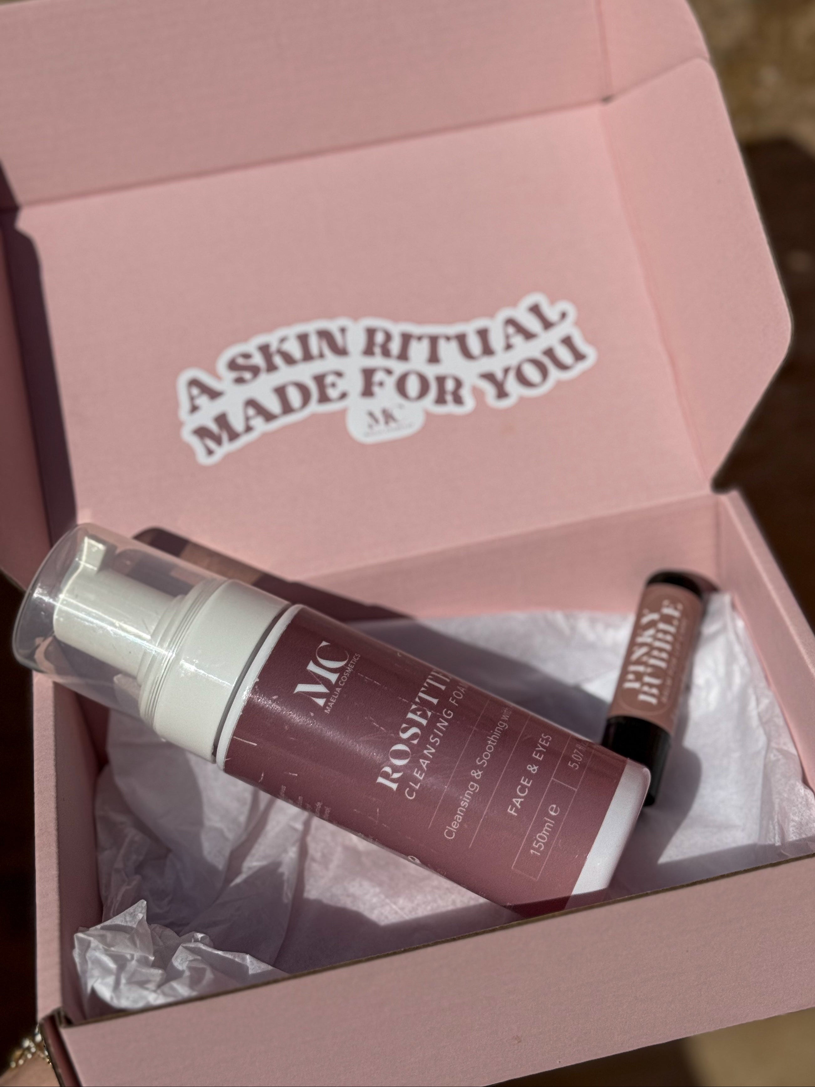 Rosette cleansing foam 150ml & Pinky bubble balm 5ml