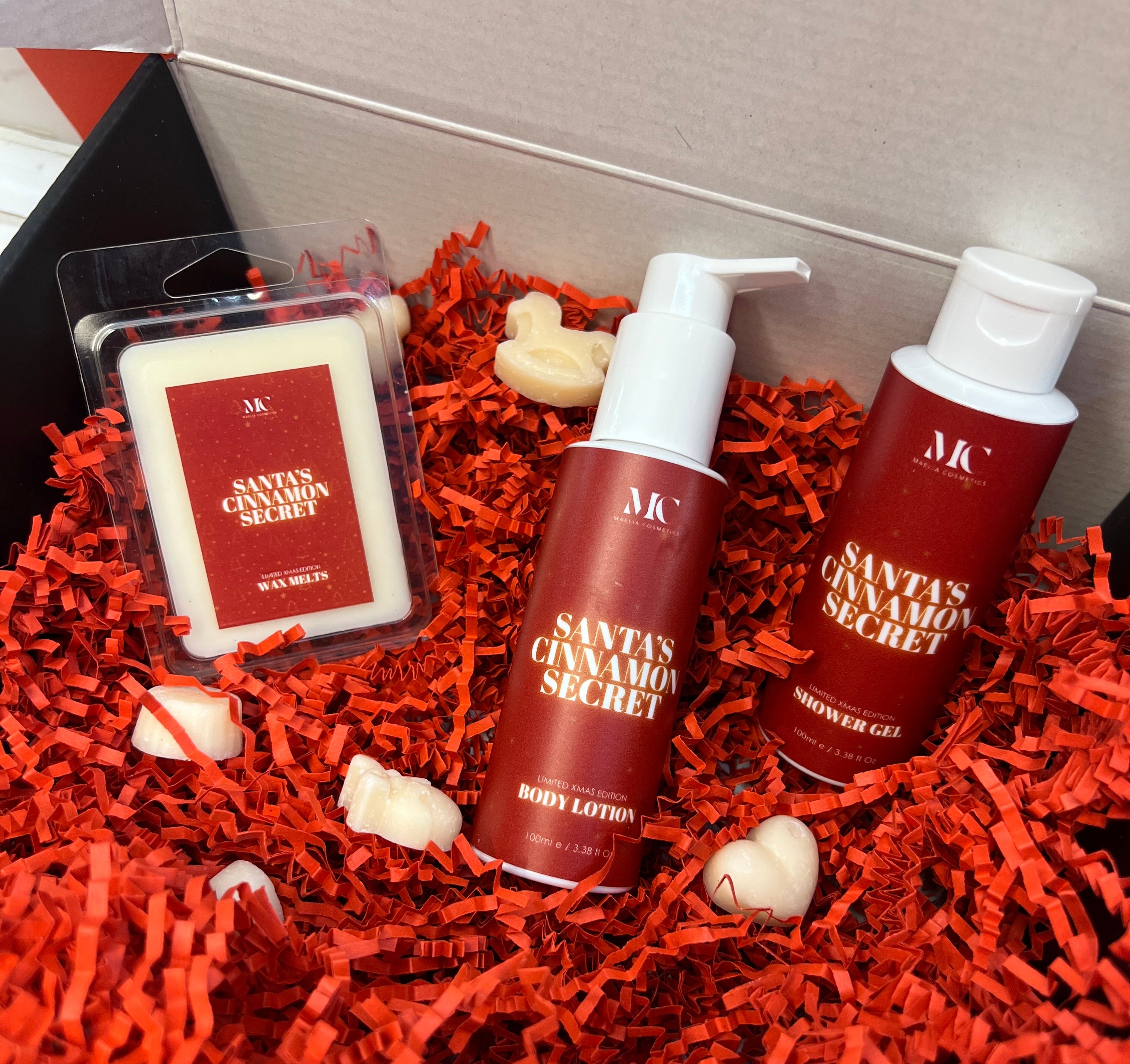 Santa's cinnamon secret box-Limited Edition with Wax Melt