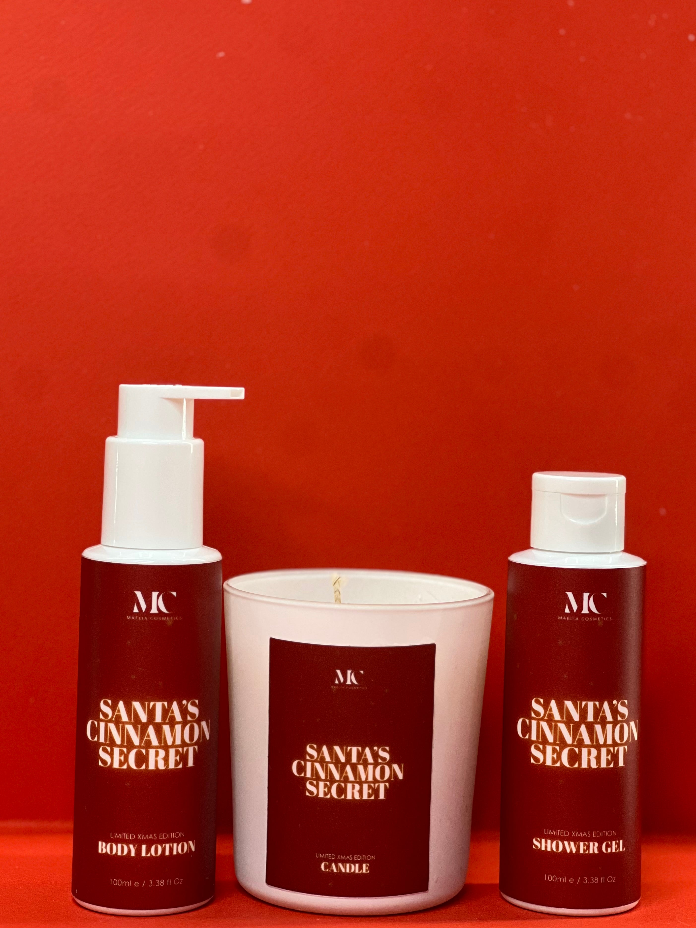 Santa's cinnamon secret box-Limited Edition with Candle