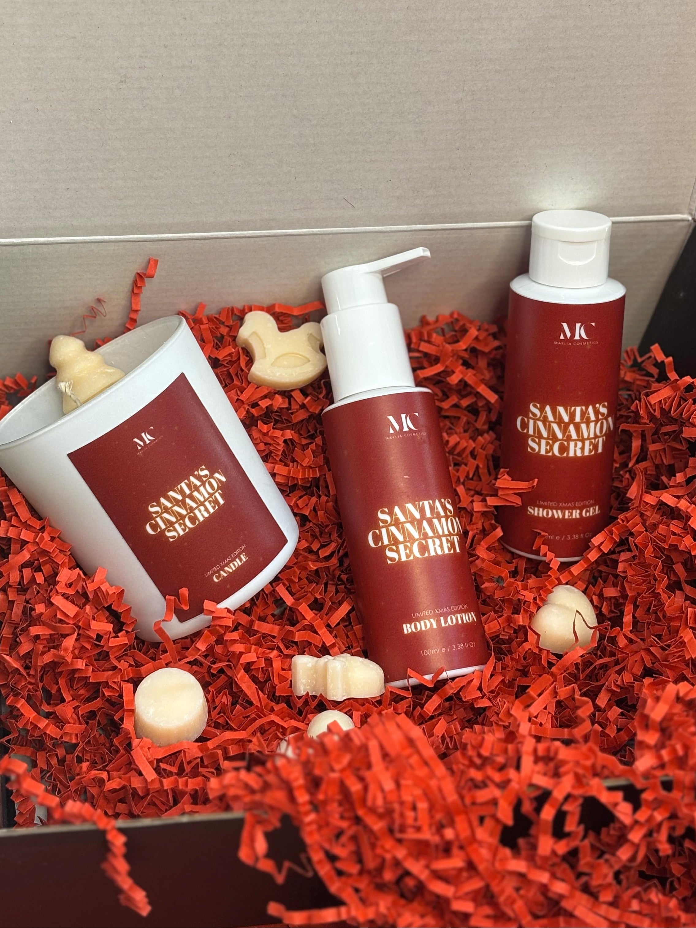 Santa's cinnamon secret box-Limited Edition with Candle