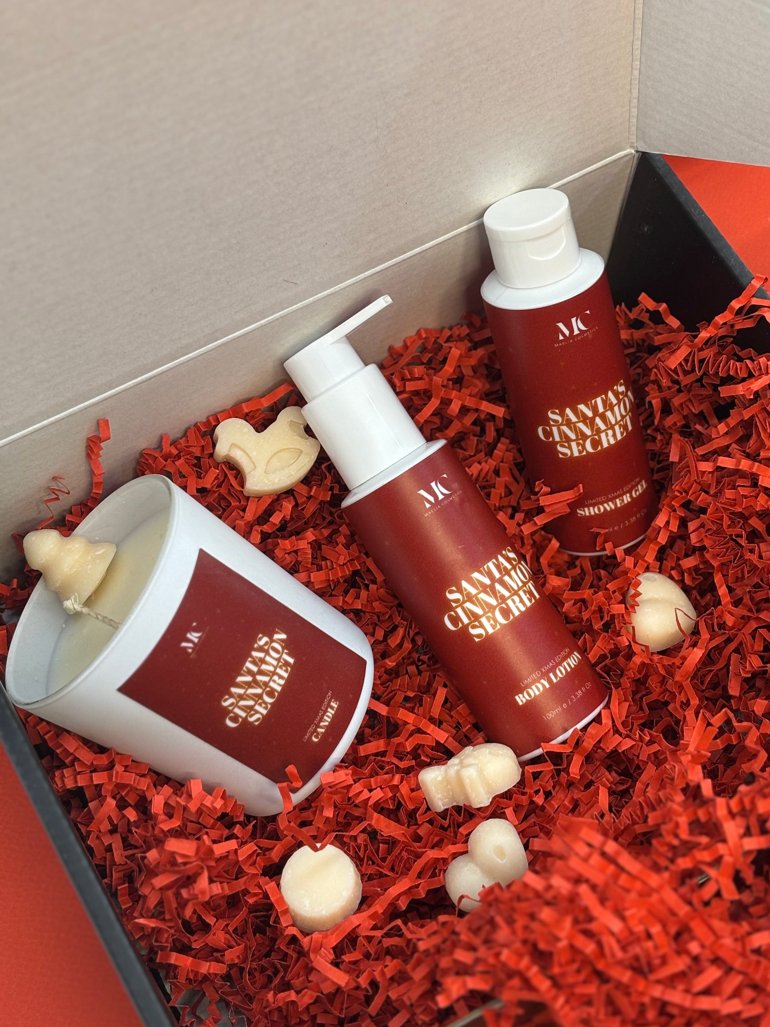 Santa's cinnamon secret box-Limited Edition with Candle
